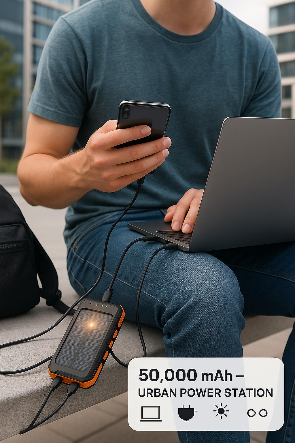 Work with ChargeMax 50000mAh