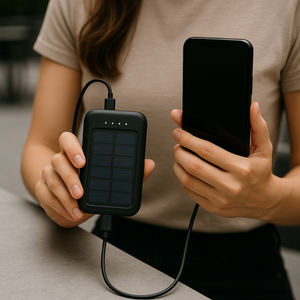 Solar Solution mini power bank black 