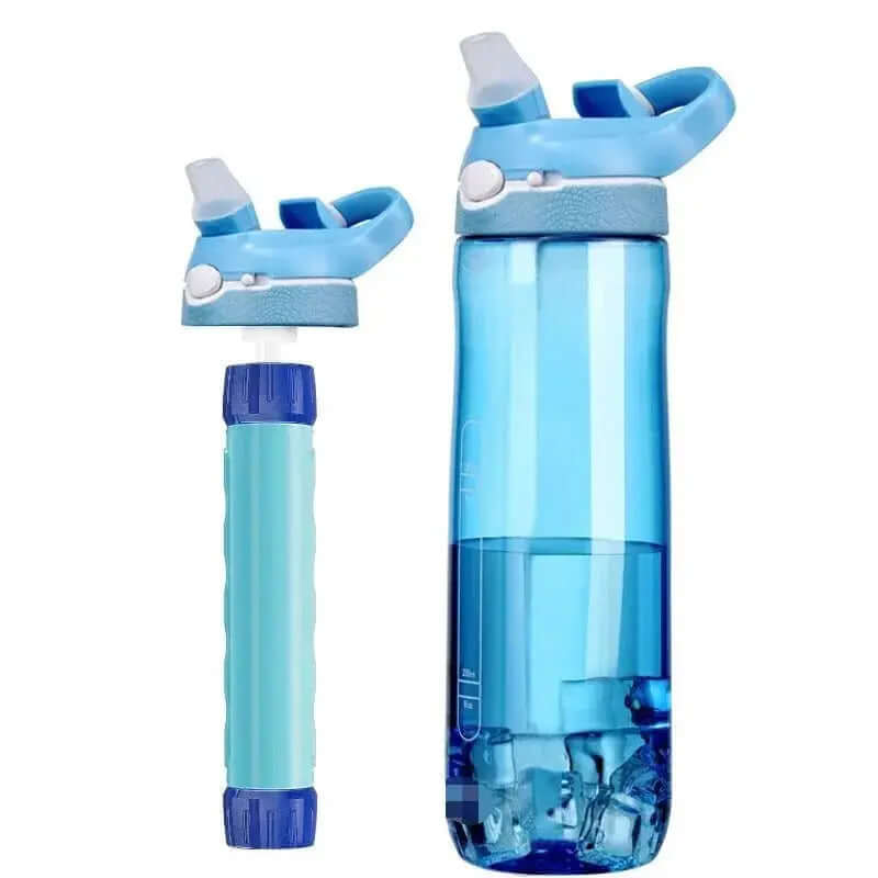 AquaMax Portable Water Filter Bottle – Portable Water Filter for Drinking 