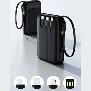 ChargeMax Mini 50K - Solar Power Bank | Massive Capacity & Fast Charging - ChargeMax Energy#